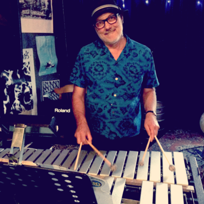 David Smith on vibraphone - such a cute smile!